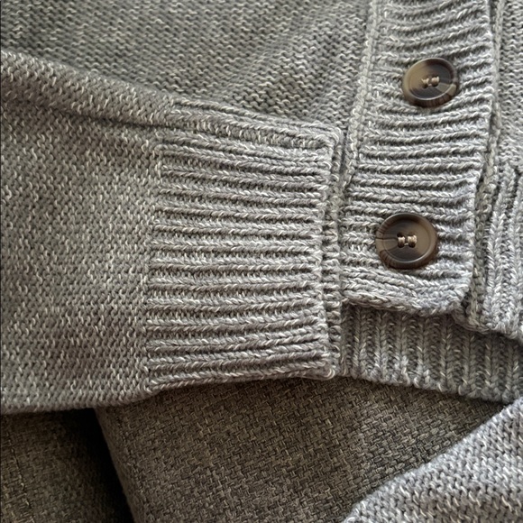 Garage Cropped Grey Cardigan - Picture 3 of 4